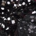 Ткань Пайеточная круглая крупная (черный)